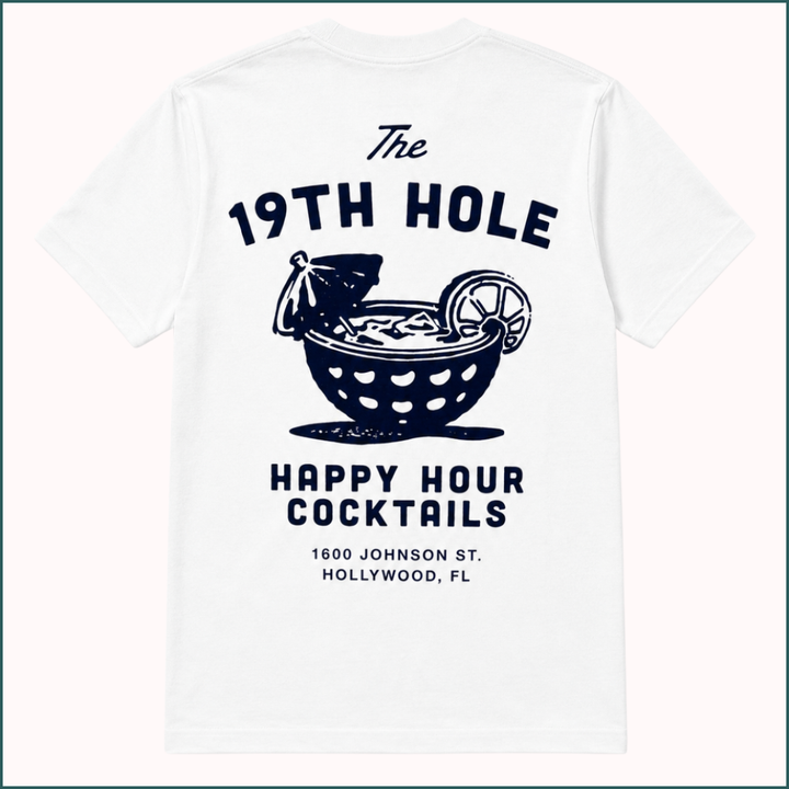 19th Hole T-Shirt - White