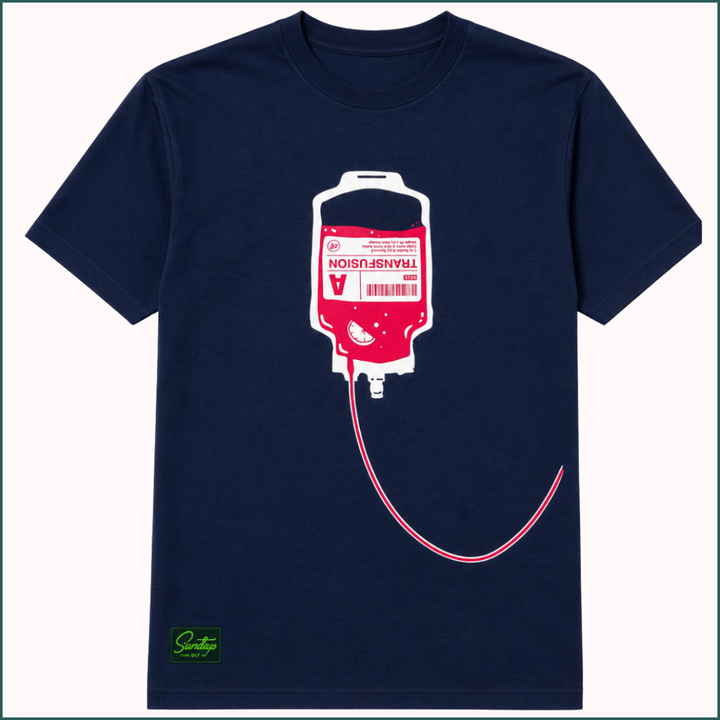 Transfusion T-Shirt - Navy