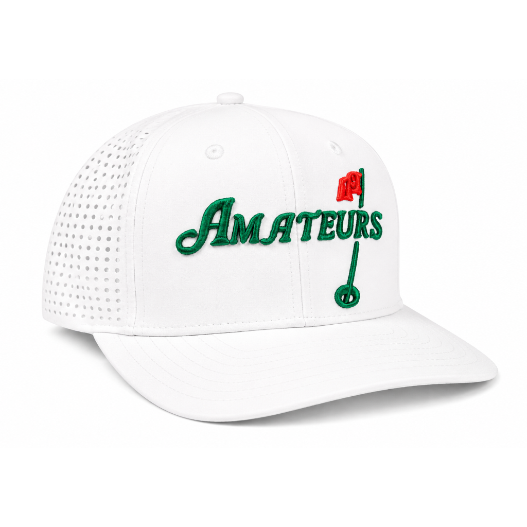 White cap with &