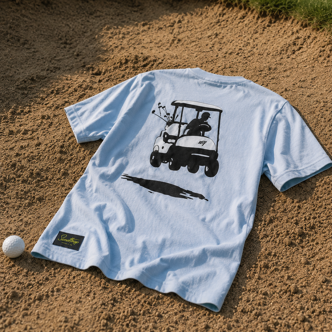 Flying Golf Cart T-Shirt - Hydrangea